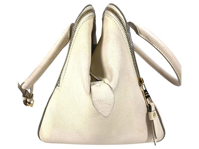 Borsa Tote Louis Vuitton Monogram Empreinte Mare MM Bianco - vista 4