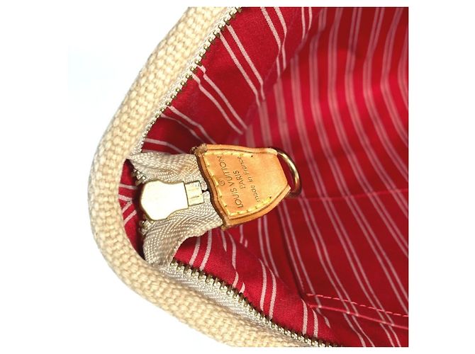 Borsa Tote Louis Vuitton Antigua Cabas MM Rosso Beige - vista 13