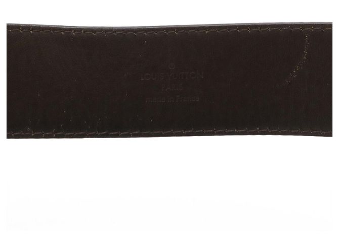 Cintura Louis Vuitton Damier Ceinture LV Initial Marrone - vista 10