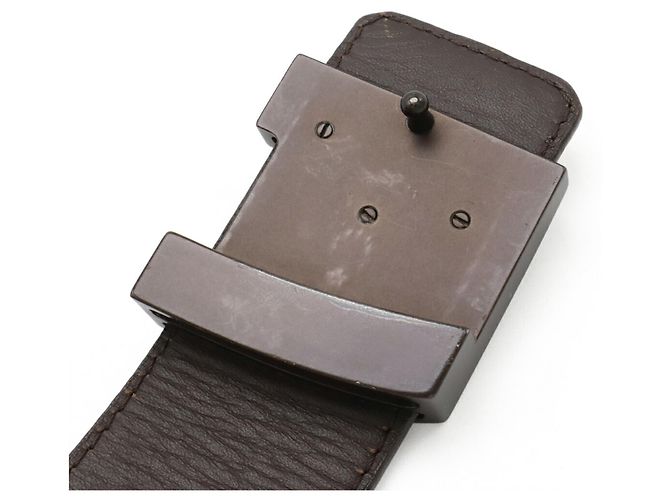 Cintura Louis Vuitton Damier Ceinture LV Initial Marrone - vista 5