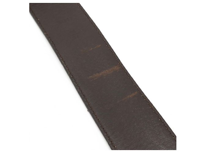 Cintura Louis Vuitton Damier Ceinture LV Initial Marrone - vista 8