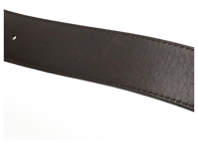Cintura Louis Vuitton Damier Ceinture LV Initial Marrone - vista 9