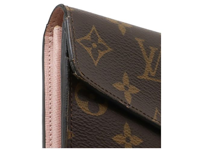 Louis Vuitton Monogram Portefeuille Sarah Cartera Larga Plegable Rosa - vista 5