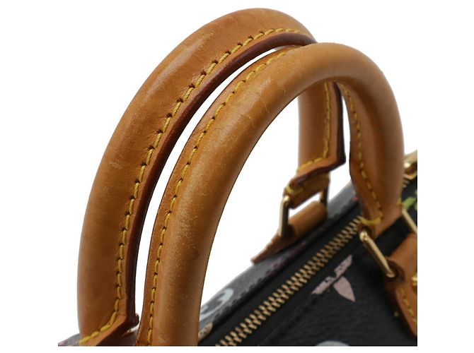 Borsa a mano Louis Vuitton Monogram Mini Speedy Nero - vista 6