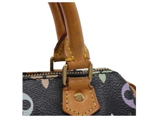 Borsa a mano Louis Vuitton Monogram Mini Speedy Nero - vista 7