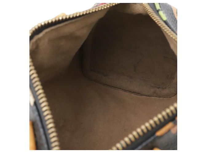 Borsa a mano Louis Vuitton Monogram Mini Speedy Nero - vista 8