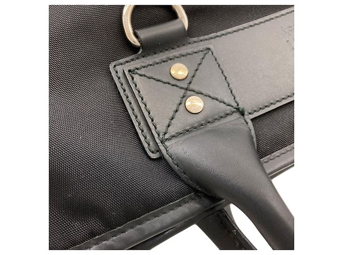 Borsa Boston Gucci in tela nera - vista 10