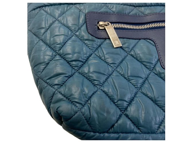 Chanel Coco Cocoon Handtasche Blau - Ansicht 13