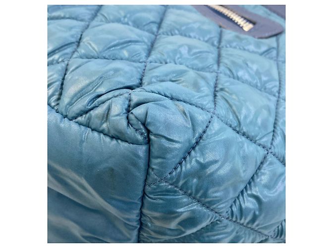 Chanel Coco Cocoon Handtasche Blau - Ansicht 17