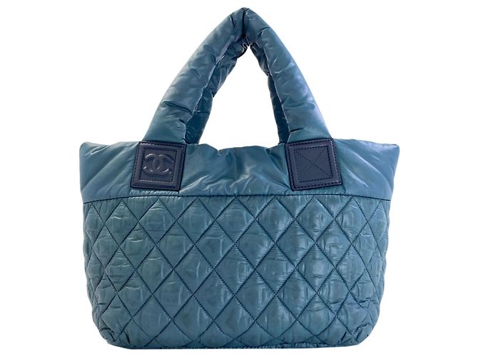 Chanel Coco Cocoon Handtasche Blau - Ansicht 2
