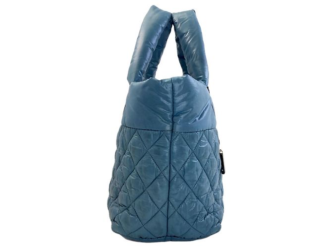 Chanel Coco Cocoon Handtasche Blau - Ansicht 3