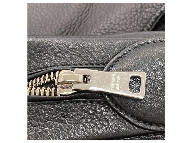 Borsa a tracolla Hobo in pelle di vitello Prada Nero - vista 12