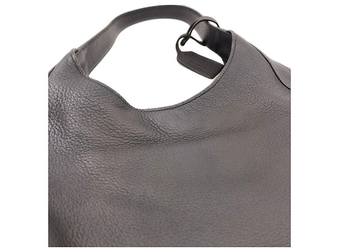 Borsa a tracolla Hobo in pelle di vitello Prada Nero - vista 13