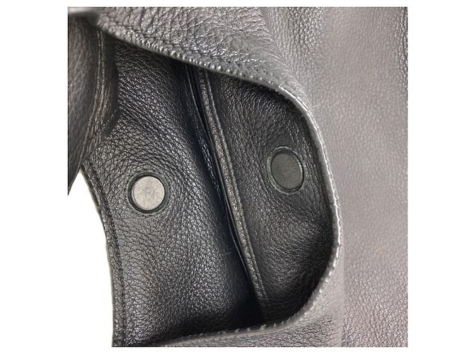 Borsa a tracolla Hobo in pelle di vitello Prada Nero - vista 14