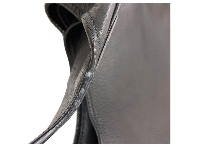 Borsa a tracolla Hobo in pelle di vitello Prada Nero - vista 15