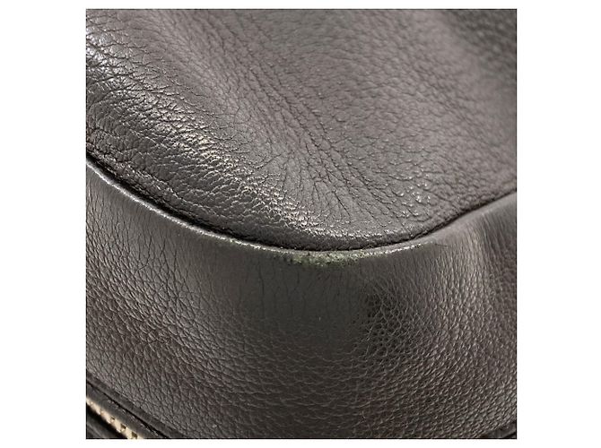 Borsa a tracolla Hobo in pelle di vitello Prada Nero - vista 16