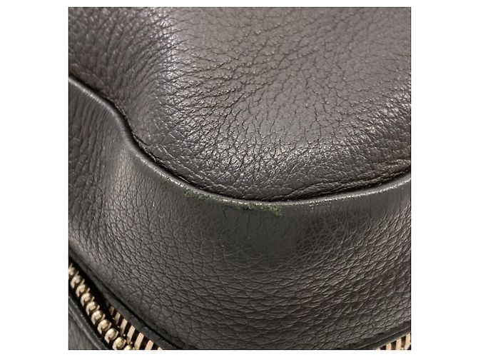 Borsa a tracolla Hobo in pelle di vitello Prada Nero - vista 18