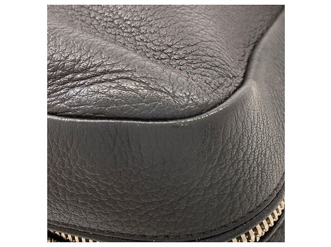 Borsa a tracolla Hobo in pelle di vitello Prada Nero - vista 19