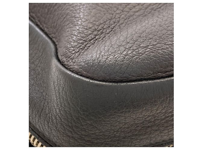 Borsa a tracolla Hobo in pelle di vitello Prada Nero - vista 20