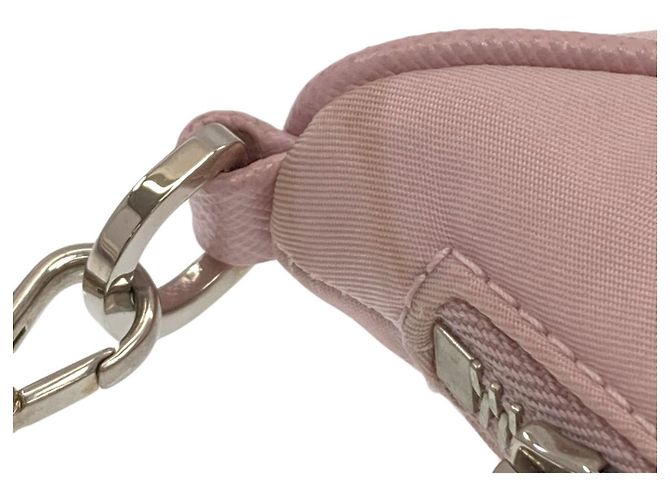 Borsa a tracolla 2-Way in nylon Prada Rosa - vista 14