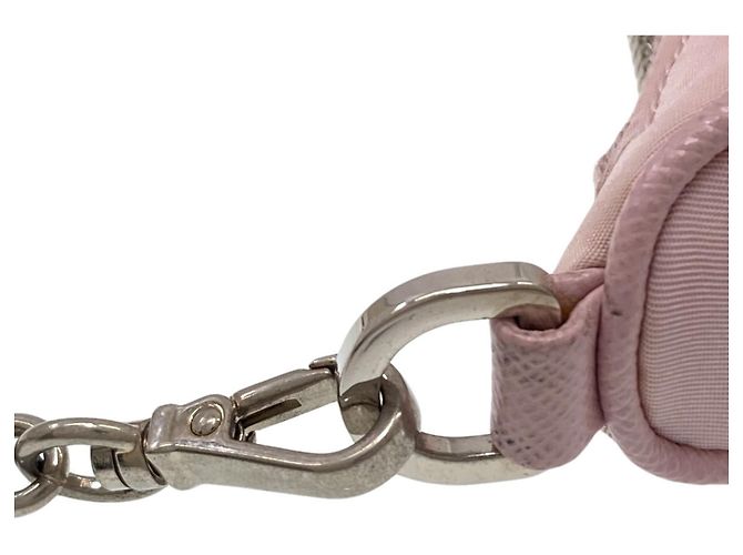 Borsa a tracolla 2-Way in nylon Prada Rosa - vista 15
