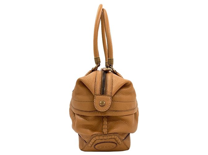 Bolso de mano Mini Boston Tod's Castaño - vista 3
