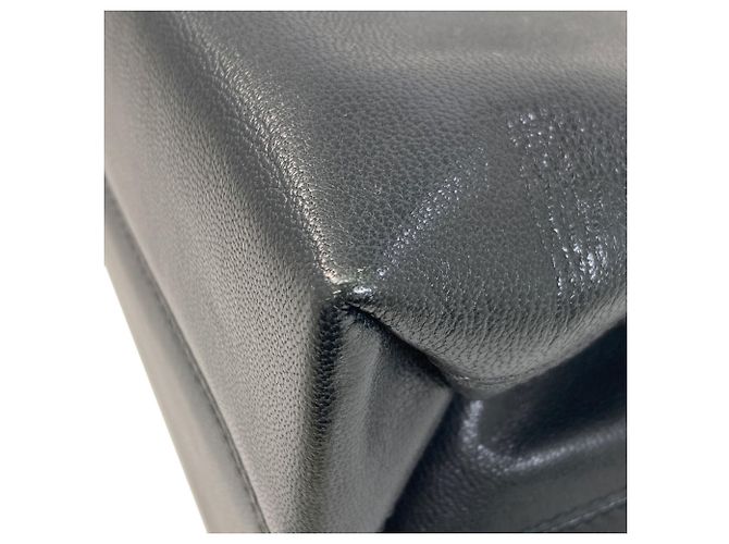Bulgari Borsa in pelle nera Bvlgari Nero - vista 17