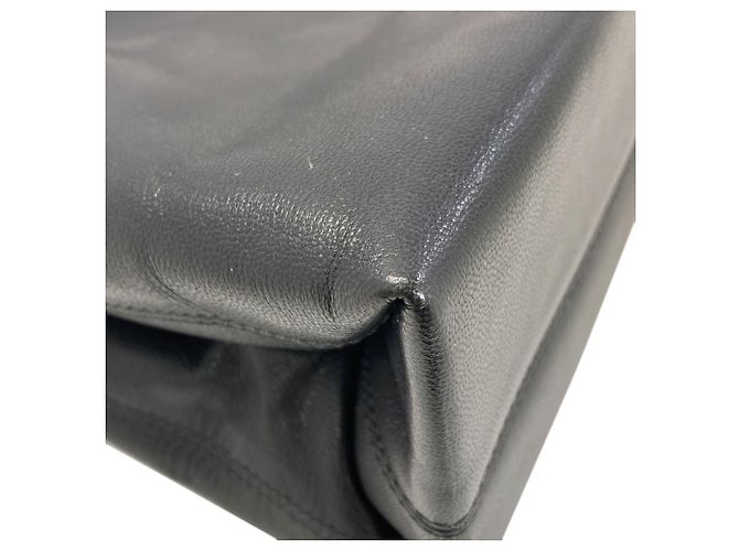 Bulgari Borsa in pelle nera Bvlgari Nero - vista 20