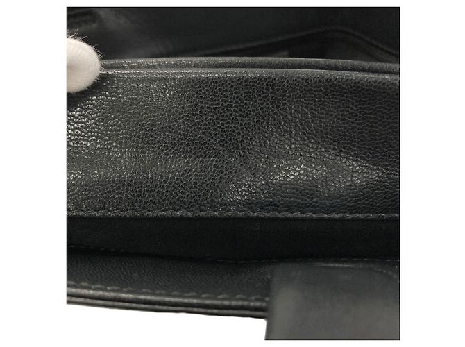 Bulgari Borsa in pelle nera Bvlgari Nero - vista 7