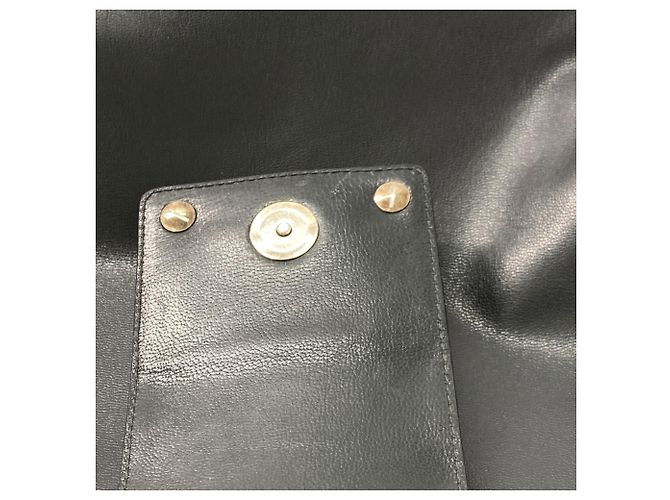 Bulgari Borsa in pelle nera Bvlgari Nero - vista 8