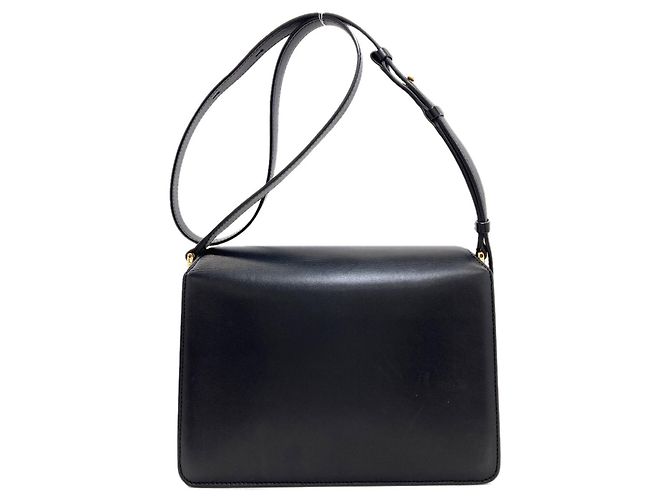 Borsa a tracolla lunga Salvatore Ferragamo Gancini Hardware Nero - vista 2
