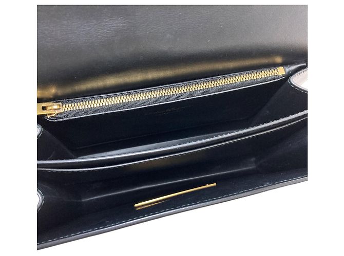 Borsa a tracolla lunga Salvatore Ferragamo Gancini Hardware Nero - vista 5
