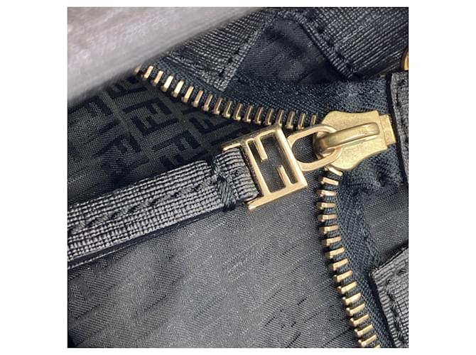 Fendi Zucca Pattern Tote Bag Schwarz - Ansicht 12