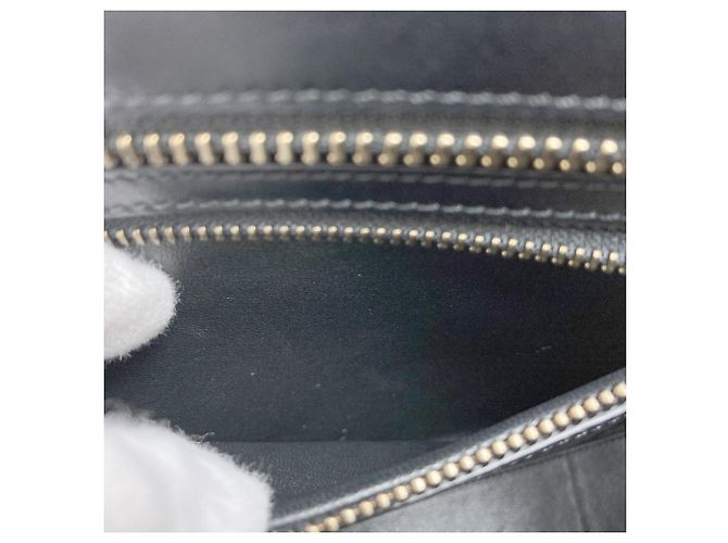 Céline Celine Luggage Micro Handbag Schwarz Weiß Orange - Ansicht 8