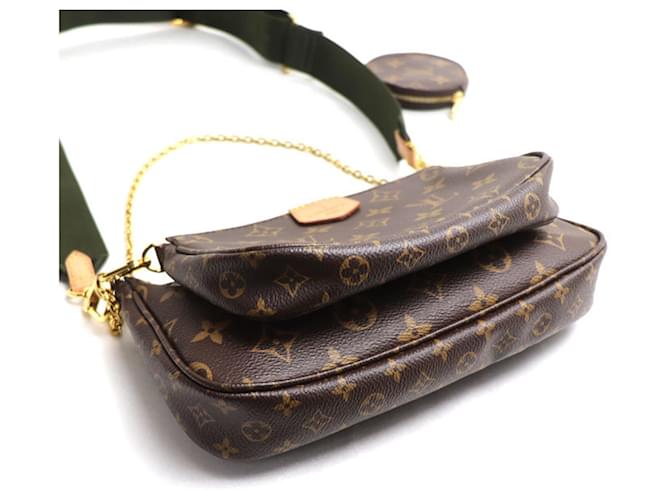 Louis Vuitton Multi Pochette Accessoires Marrone Cachi - vista 3