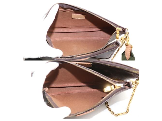 Louis Vuitton Multi Pochette Accessoires Marrone Cachi - vista 5