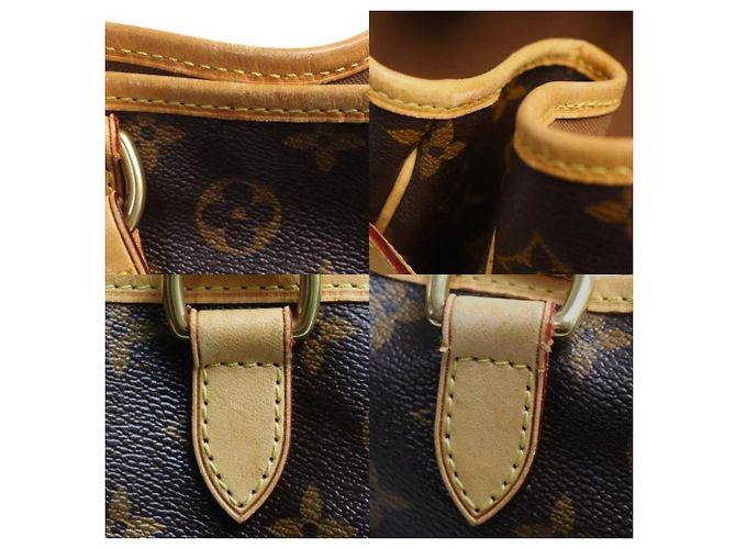 Borsa Tote Orizzontale Louis Vuitton Batignolles Marrone - vista 9