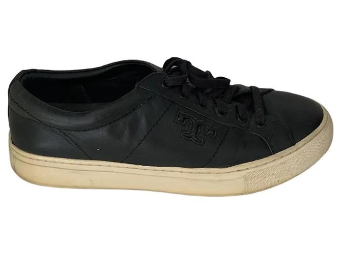 Tory Burch Leder Sneaker Schwarz - Ansicht 2