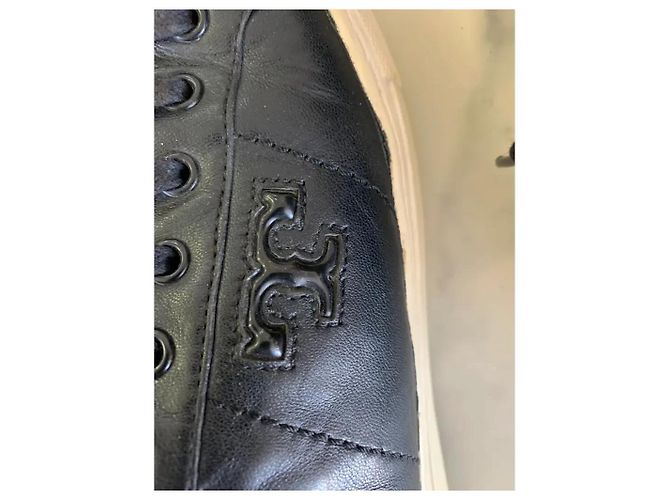 Tory Burch Leder Sneaker Schwarz - Ansicht 5