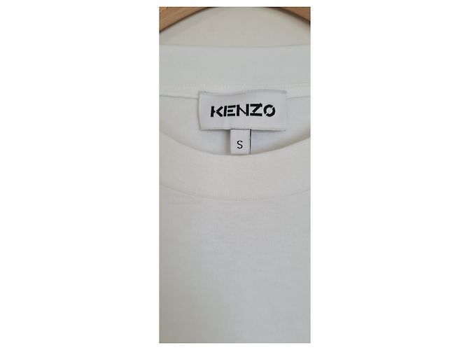 Abito estivo Kenzo a fiori bianco e giallo - vista 4
