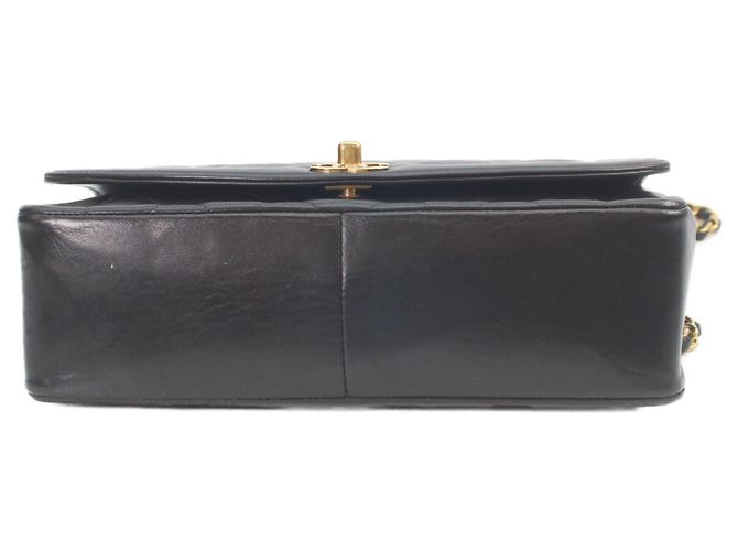 Chanel A01165 Borsa a Spalla Diana 25 in Pelle di Agnello Nera con Hardware Oro Nero - vista 5