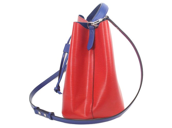 Néonoé Sac à bandoulière Louis Vuitton Epi Coquelicot Blue NeoNoe Rouge Bleu - vue 2