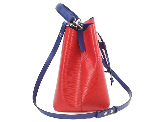Néonoé Sac à bandoulière Louis Vuitton Epi Coquelicot Blue NeoNoe Rouge Bleu - vue 4