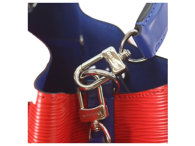 Néonoé Sac à bandoulière Louis Vuitton Epi Coquelicot Blue NeoNoe Rouge Bleu - vue 6