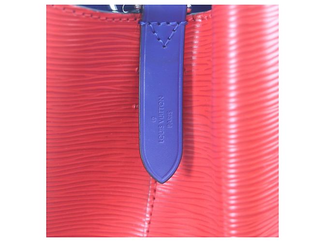Néonoé Sac à bandoulière Louis Vuitton Epi Coquelicot Blue NeoNoe Rouge Bleu - vue 8