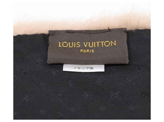 Sciarpa Tippet in visone Monogram Louis Vuitton Beige - vista 8