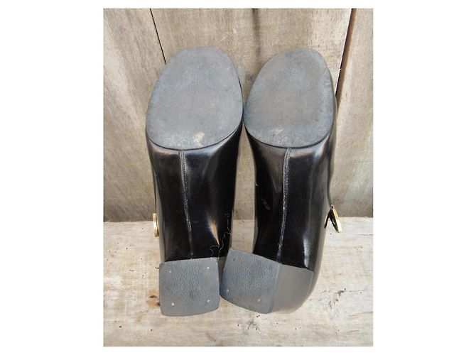 Sandali Chloé Mary Jane in pelle nera Nero - vista 4