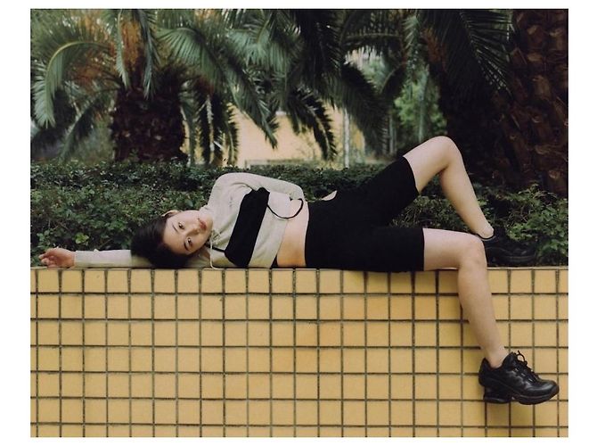 Autre Marque Marieyat Pantaloncini Cycle con Cut-Out Nero - vista 2
