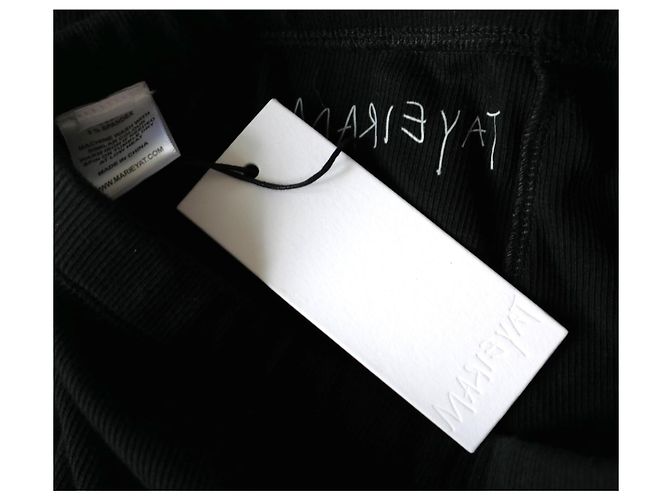 Autre Marque Marieyat Pantaloncini Cycle con Cut-Out Nero - vista 5