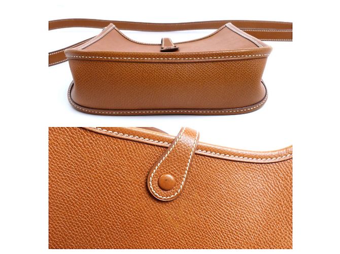 Hermès Borsa a tracolla Hermes Evelyne TPM Epsom Marrone - vista 3